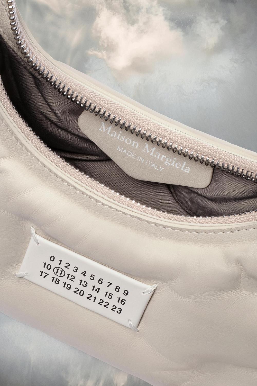 White Maison Margiela Glam Slam Hobo Micro | AU_MM37590