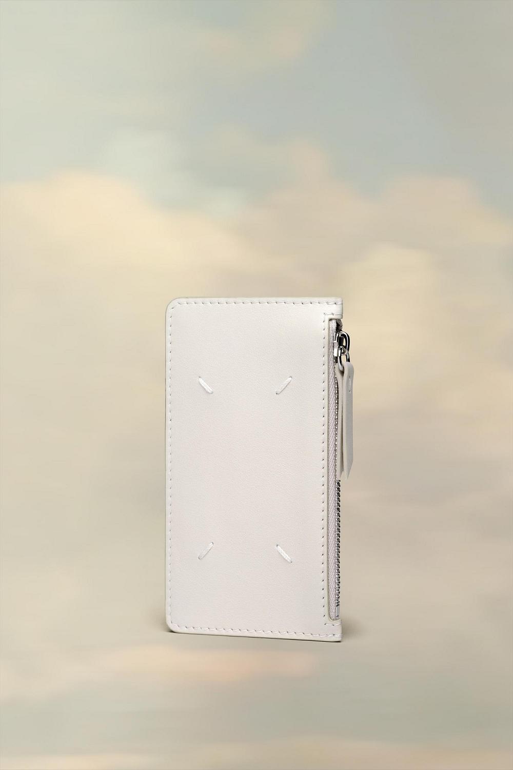 White Maison Margiela Leather Cardholder Wallet | AU_MM88464