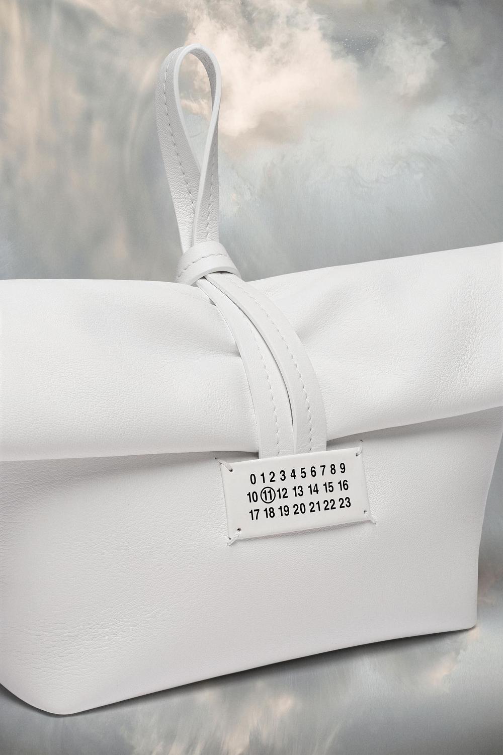 White Maison Margiela Leather Clutch | AU_MM12729