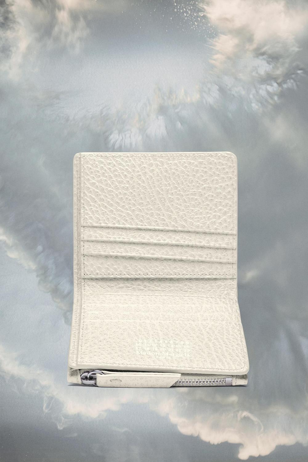 White Maison Margiela Leather Flap Wallet | AU_MM85782