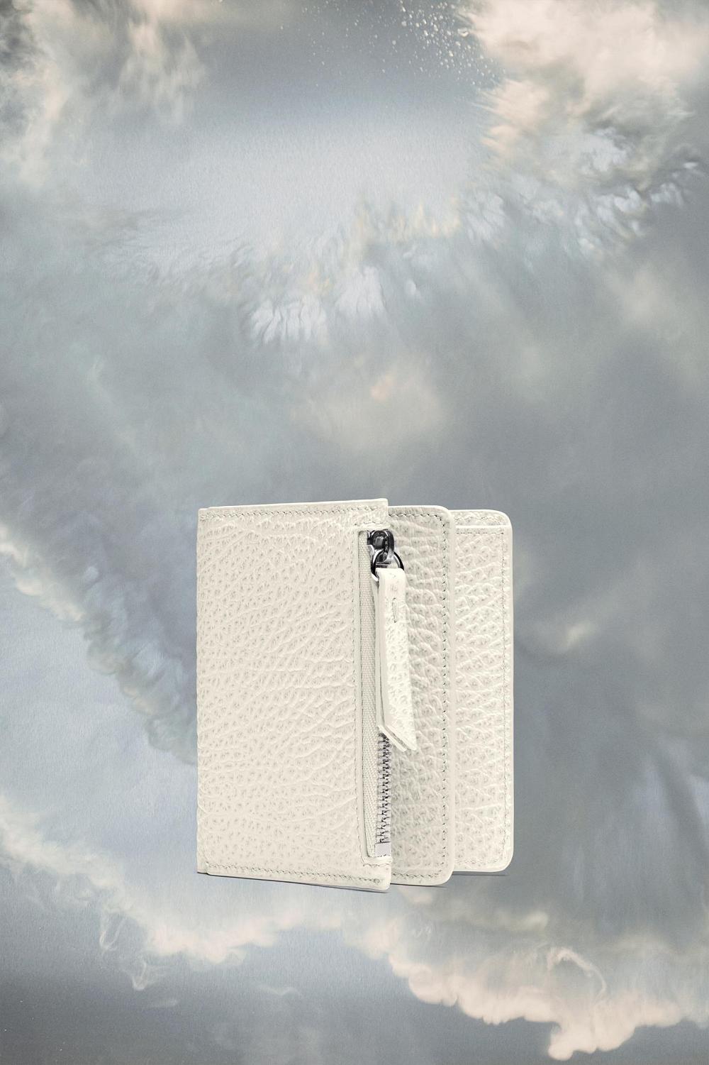 White Maison Margiela Leather Flap Wallet | AU_MM85782