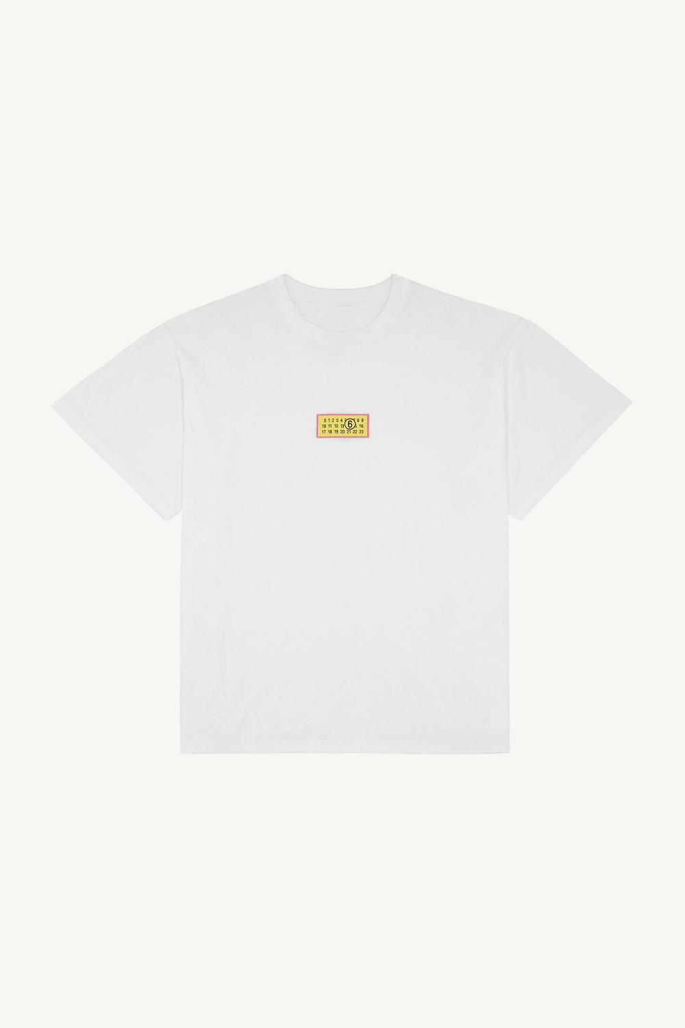 White Maison Margiela Numeric Signature T-shirt | AU_MM24292