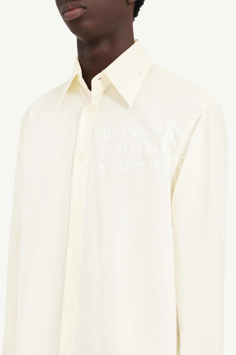 White Maison Margiela Poplin Shirt | AU_MM88267