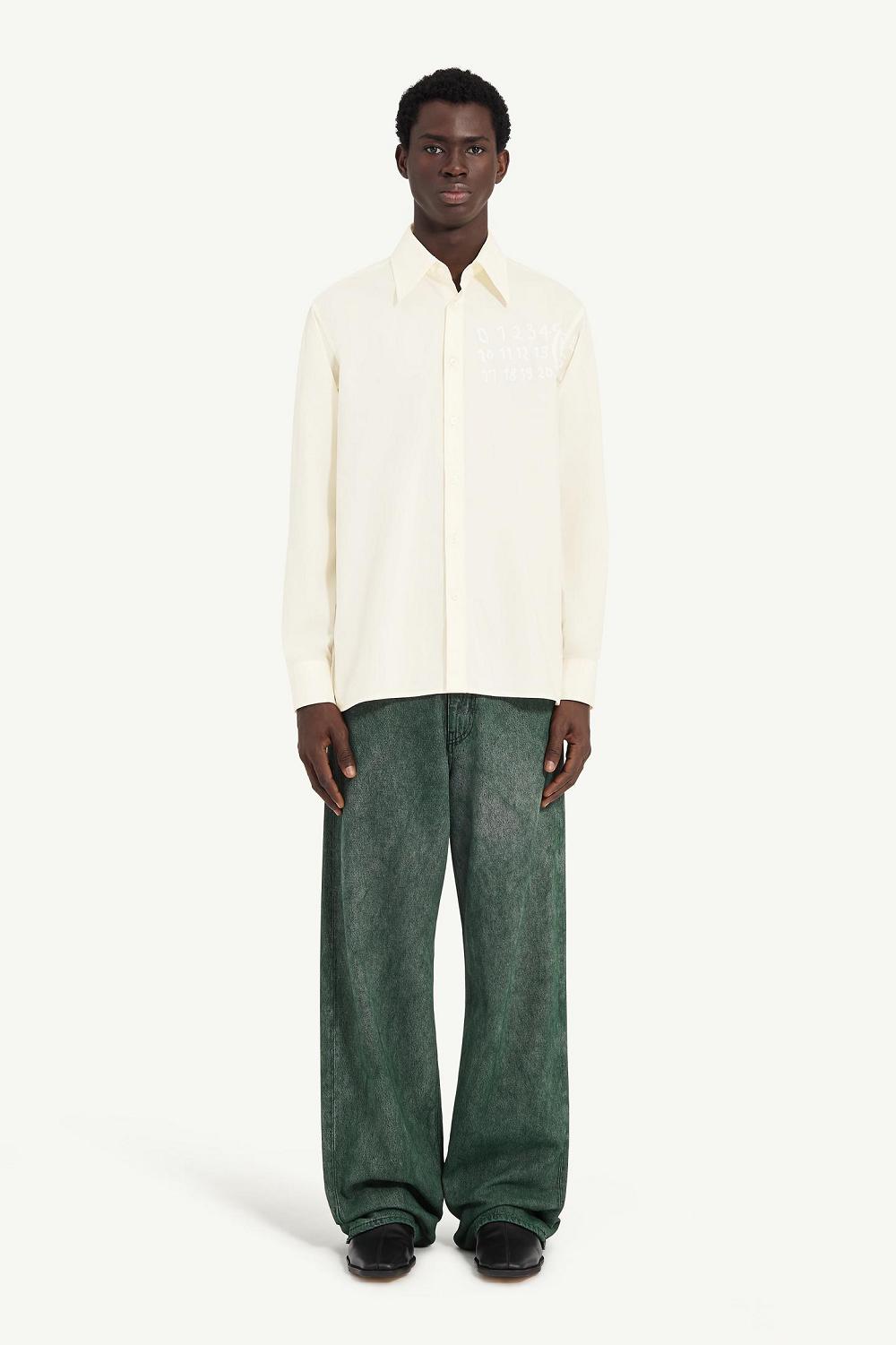 White Maison Margiela Poplin Shirt | AU_MM88267