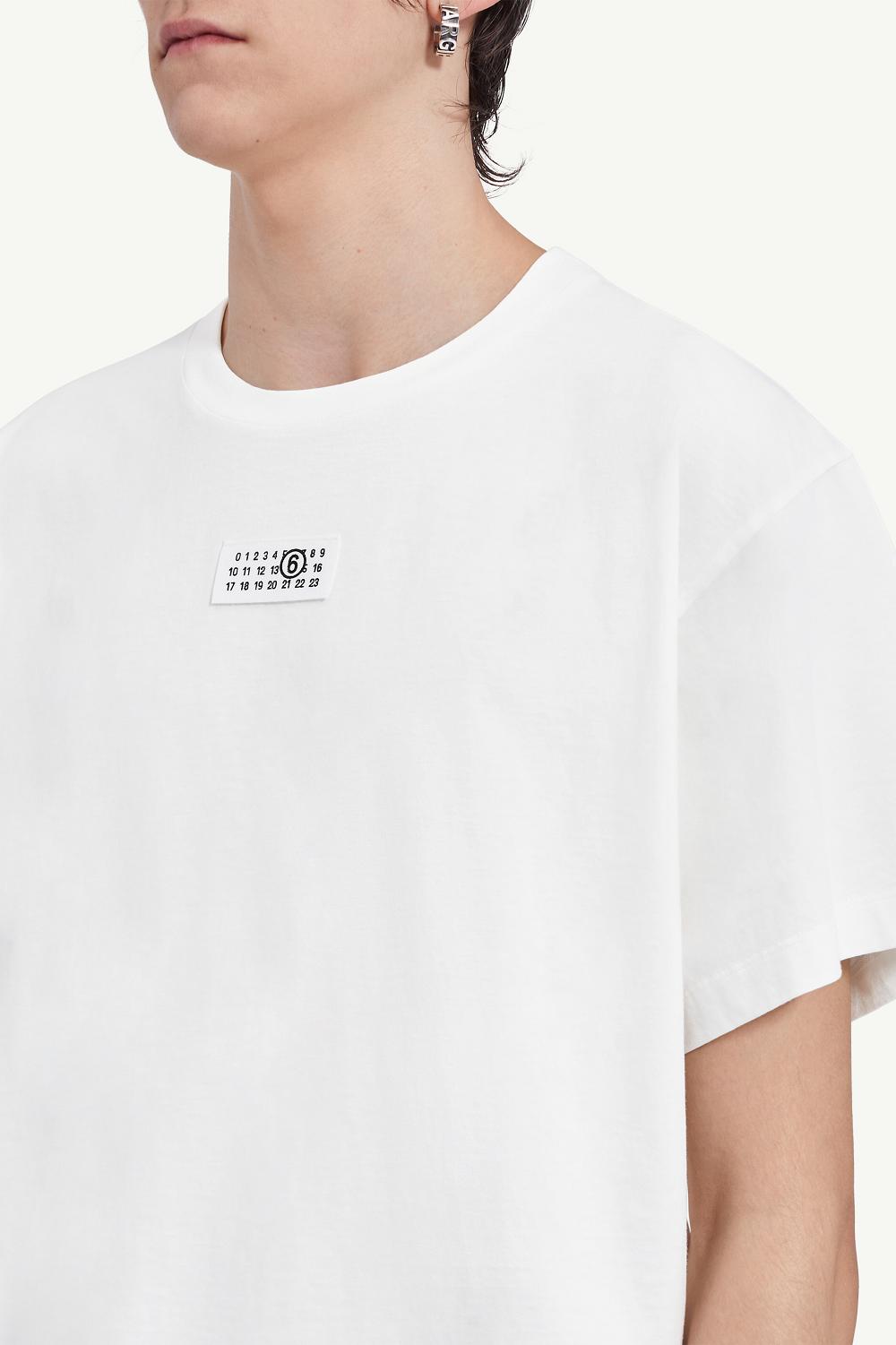 White Maison Margiela Print T-shirt | AU_MM84425