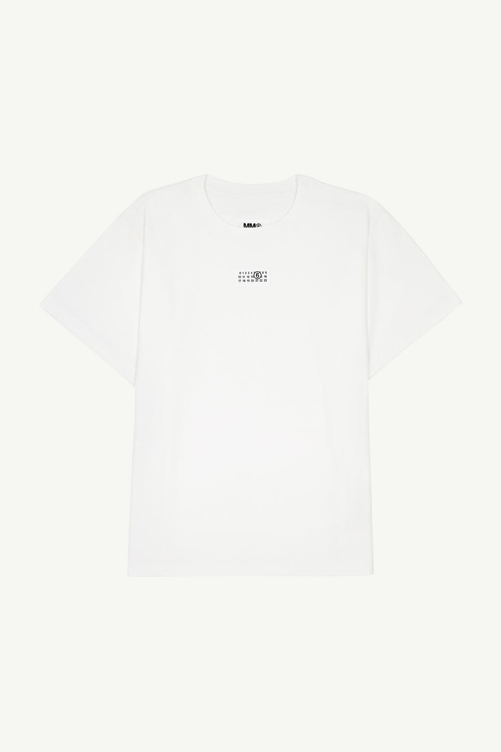 White Maison Margiela Print T-shirt | AU_MM84425