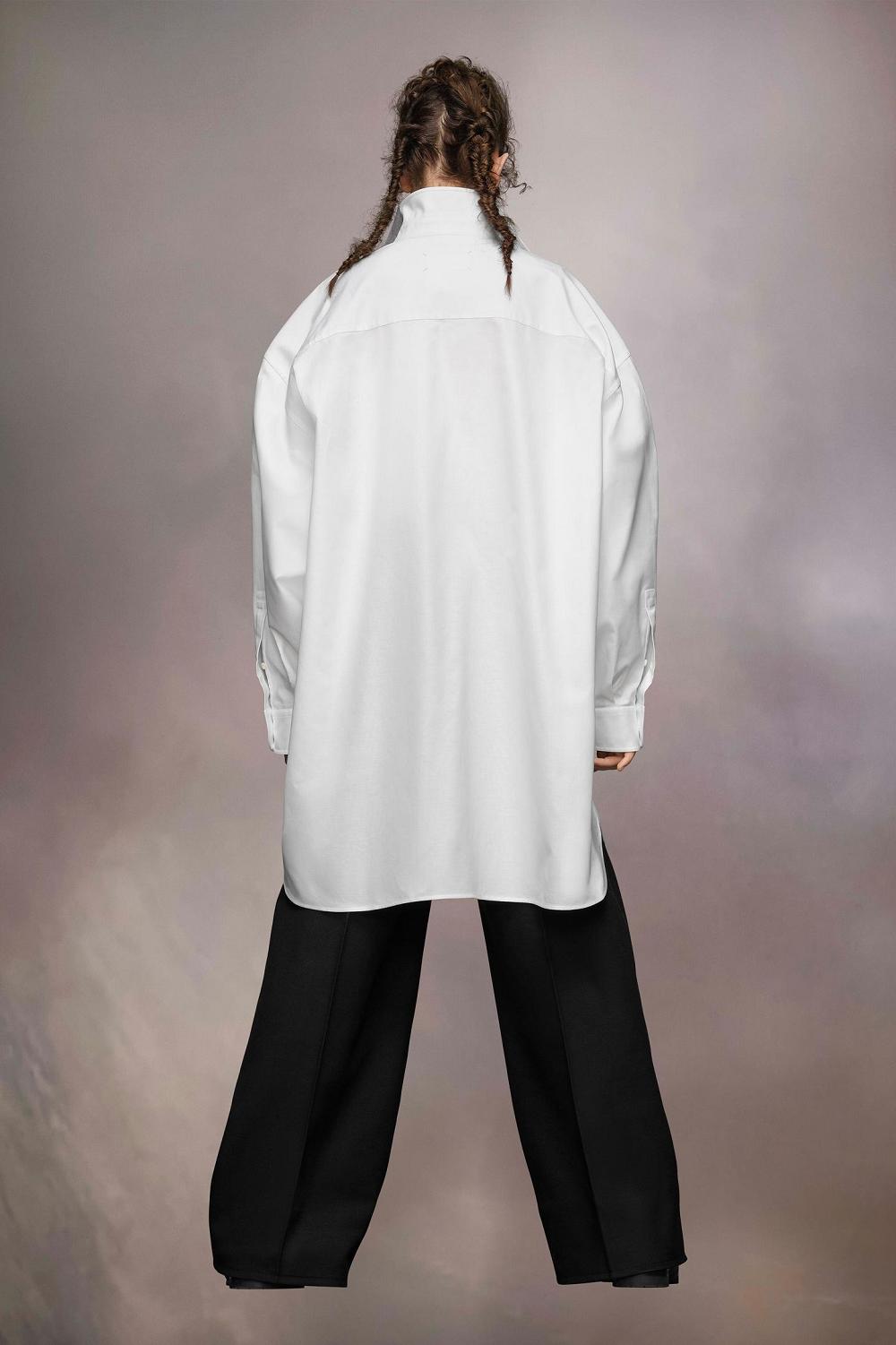 White Maison Margiela Shirt Dress | AU_MM57508