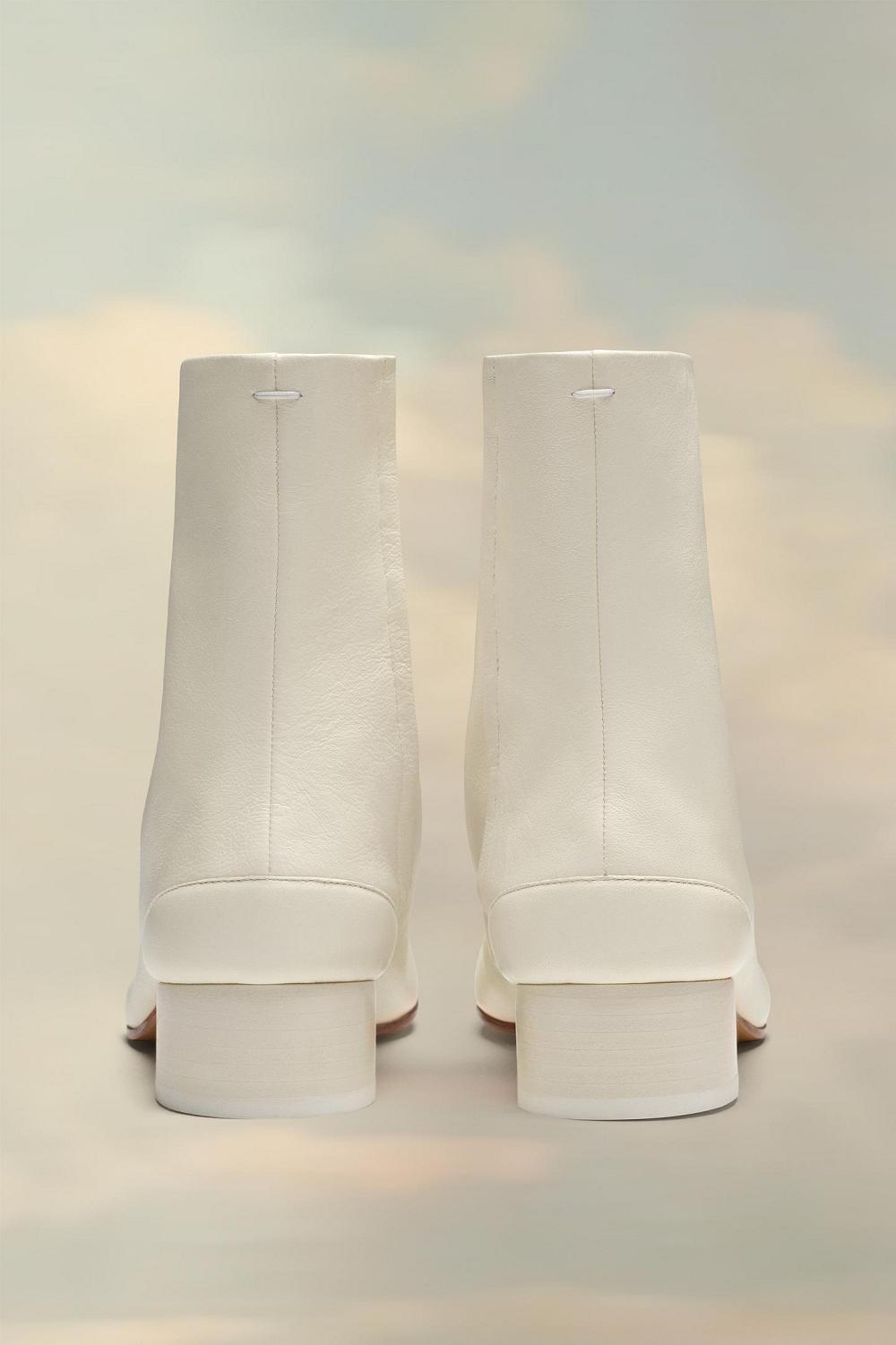 White Maison Margiela Tabi Ankle Boots | AU_MM62156