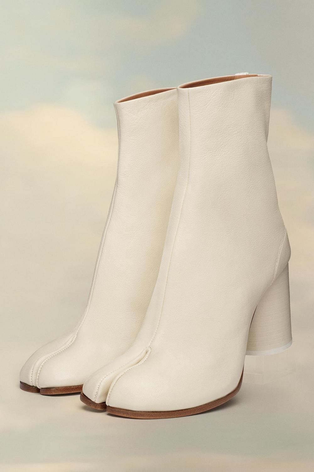 White Maison Margiela Tabi Ankle Boots | AU_MM50866