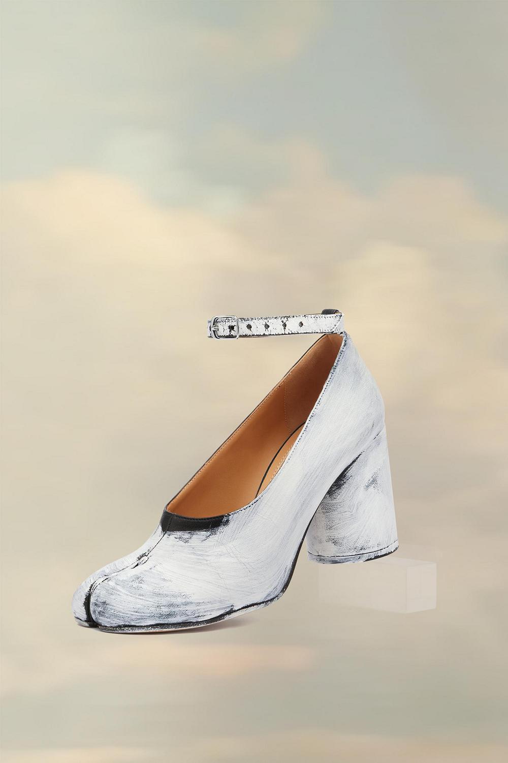 White Maison Margiela Tabi Bianchetto Heels | AU_MM92585