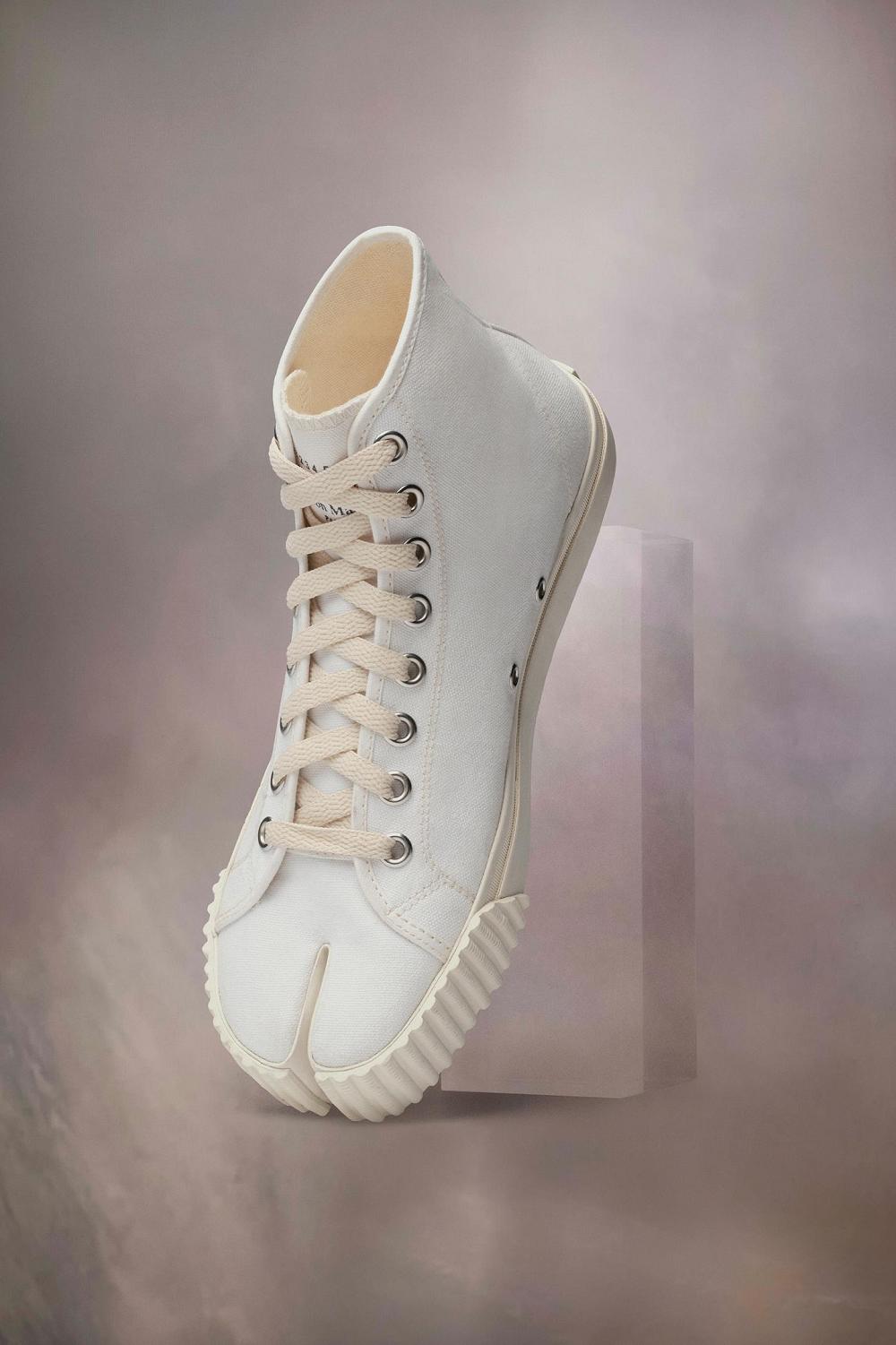 White Maison Margiela Tabi High-top Sneakers | AU_MM93582